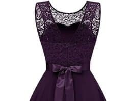 Woman Floral Lace Dresses